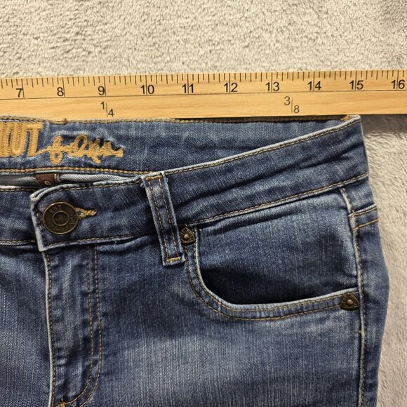 Kut From The Kloth Jeans Women's Size 6 Medium Wash Skinny Jeans Ankle Zipper - Picture 8 of 11